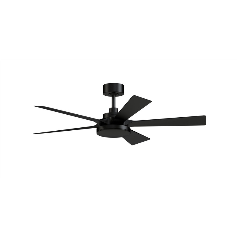 52″Ceiling Fan from the TorchAire 52 Collection in Black Finish by Fanimation
