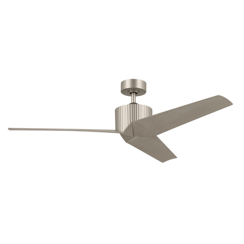56″Ceiling Fan from the Almere Collection in Brushed Nickel Finish by Kichler