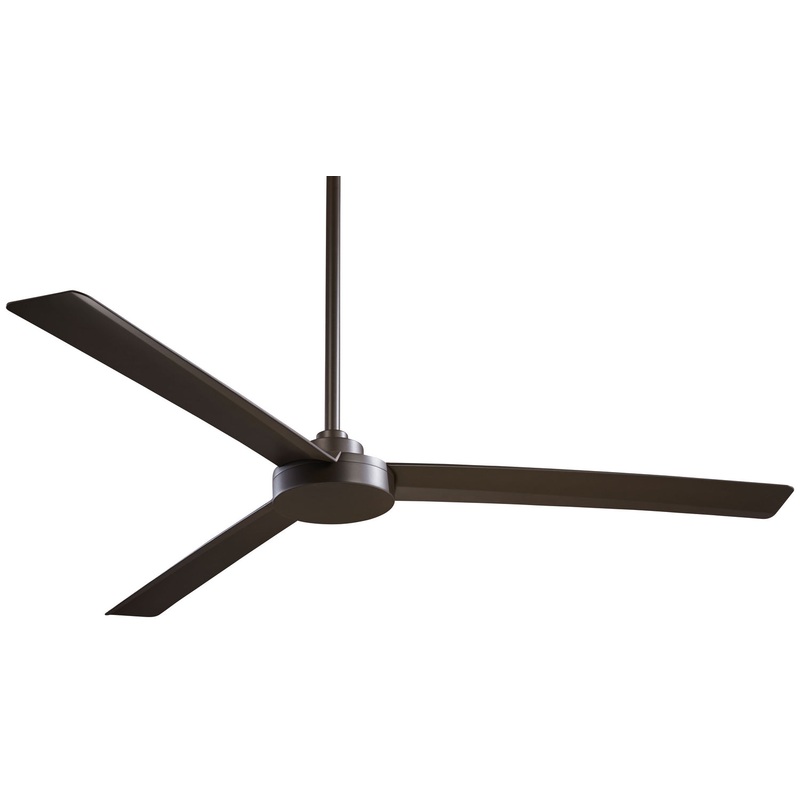 62″ 3-blade Roto Wet 62″ Ceiling Fan by Minka Aire (Wet Rated) Oil Rubbed Bronze/Oil Rubbed Bronze