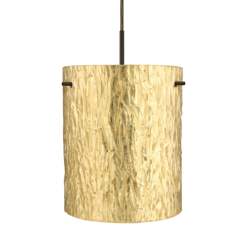 Besa J-4006GS-BR Besa Tamburo 8 Pendant One Light Pendant Bronze