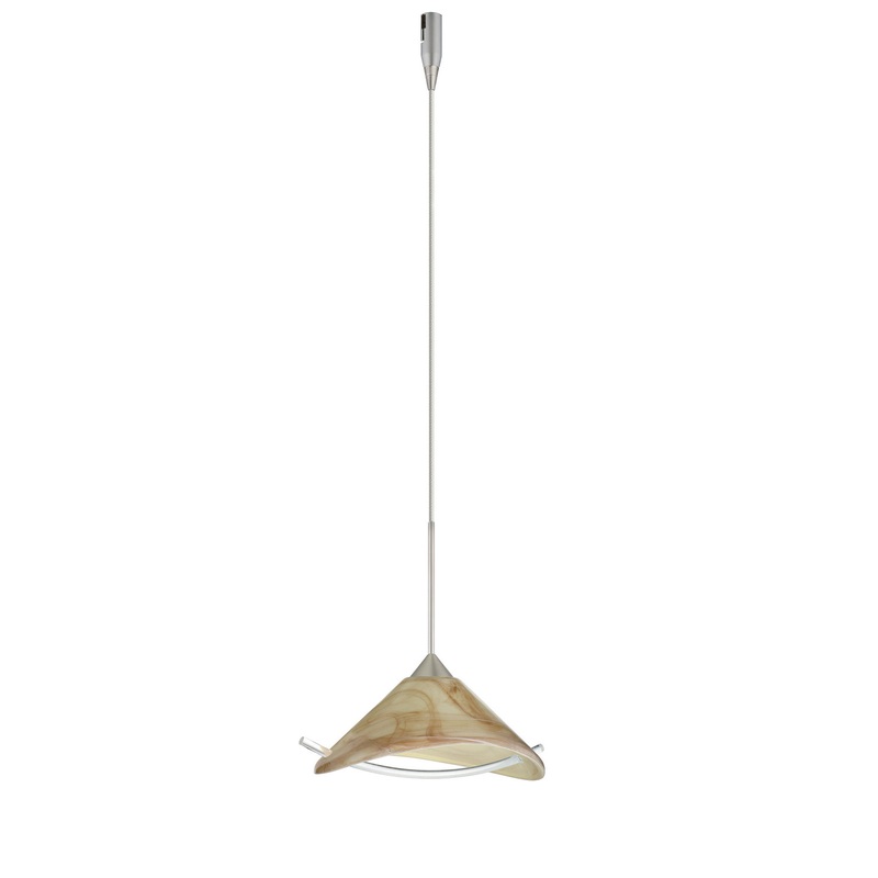 Besa RXP-181305-SN Hoppi One Light Pendant Satin Nickel