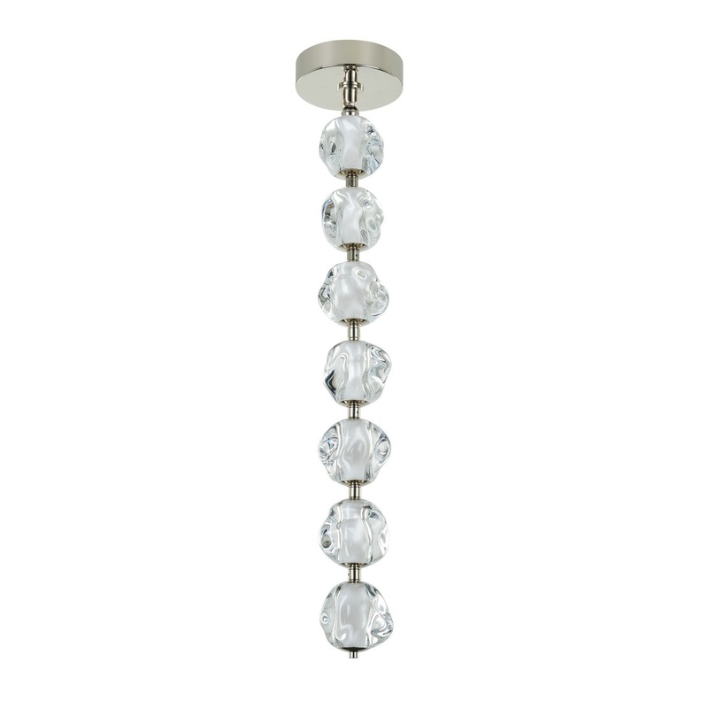 Craftmade 59491-PLN-LED Jackie LED Pendant Polished Nickel