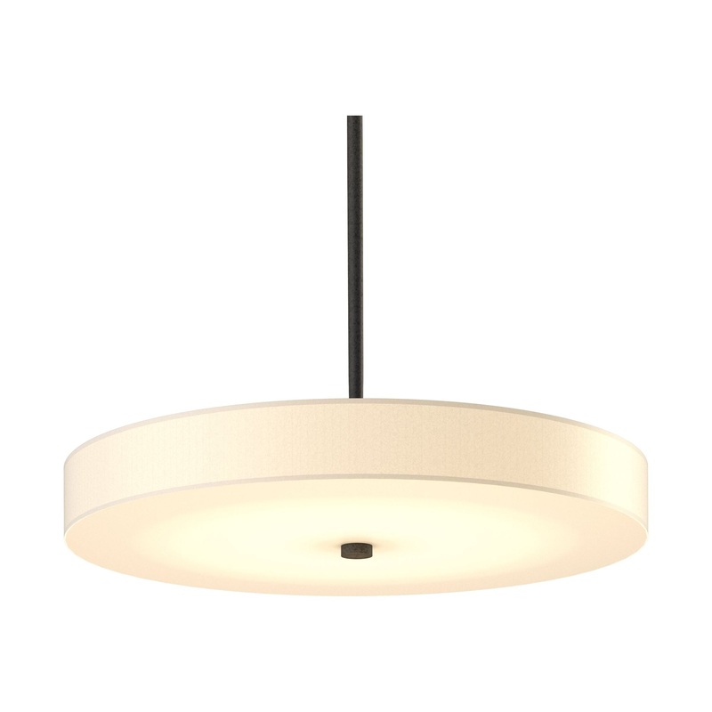Disq Large LED Pendant Natural Iron