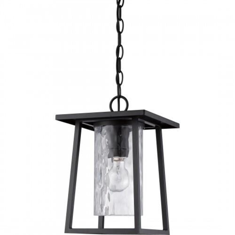 Quoizel LDG1909K Lodge Outdoor hanging mystic blck Outdoor Lantern
