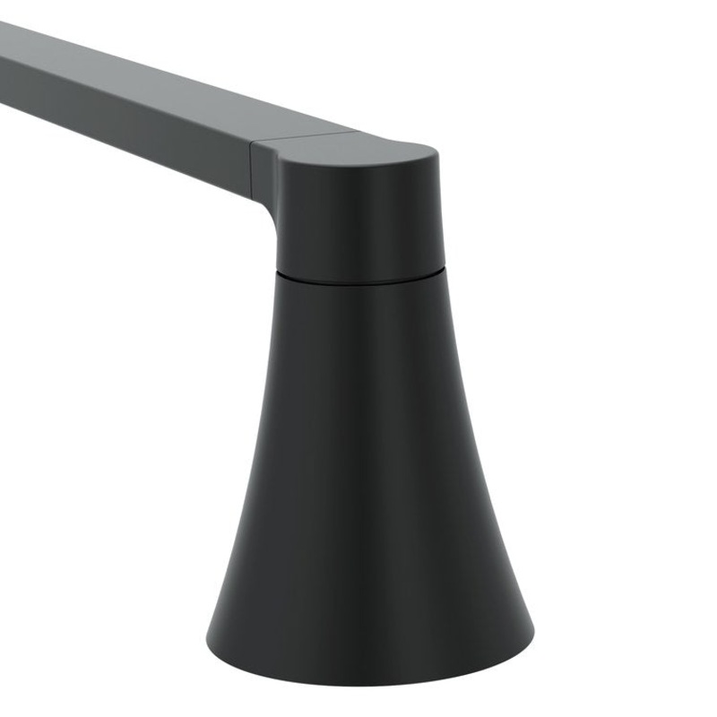 Towel Bar JASE 18 Inch Matte Black Zinc