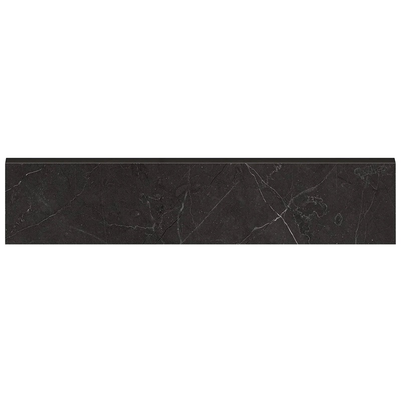 3″ x 12″ Bn La Marca Nero Polished & Rectified Bullnose Venato 3″ x 12″