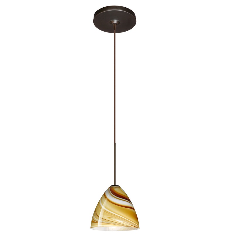 Besa 1XP-1779HN-BR Mia One Light Pendant Bronze (Discontinued)