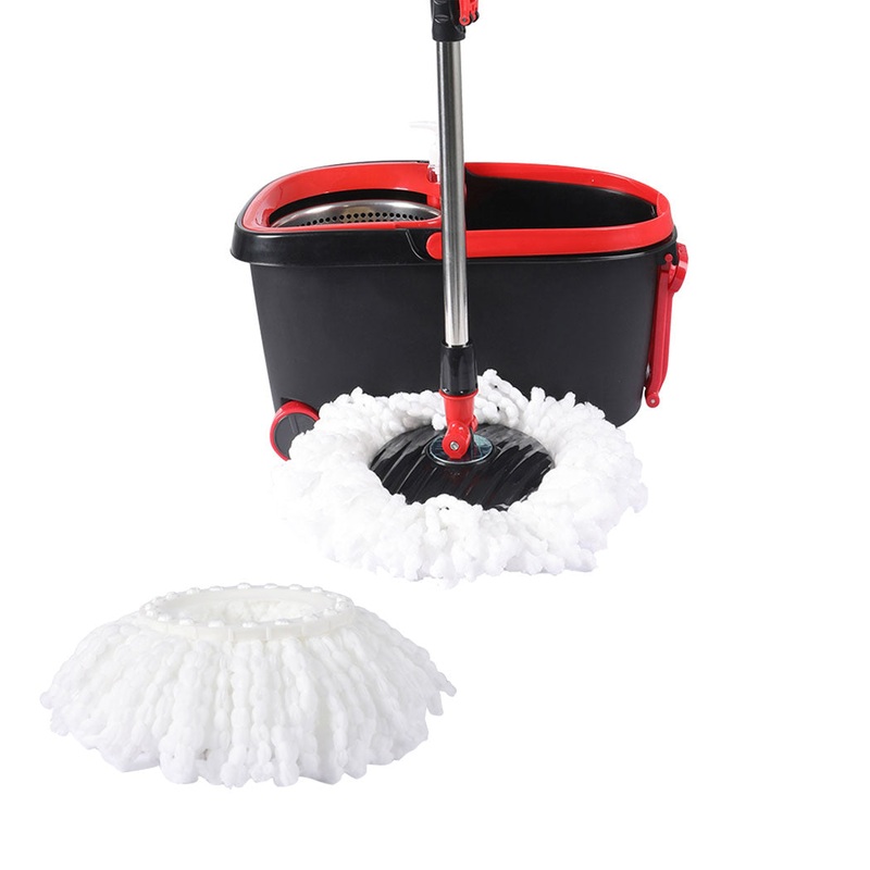 Cleanflo Spin Mop Bucket Set 360 Degree Black