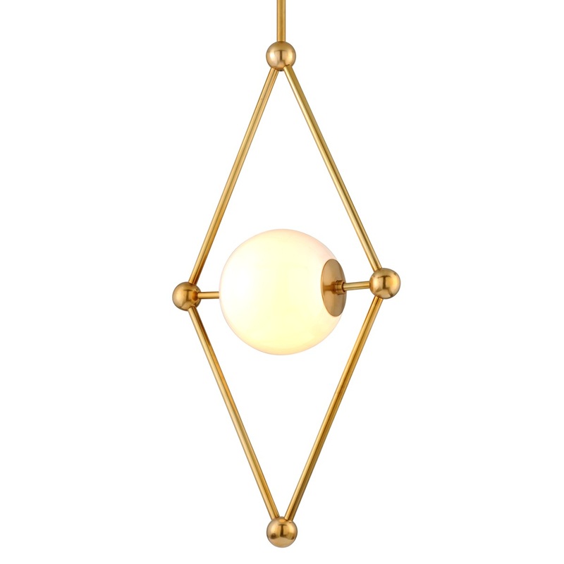 Corbett Lighting 298-42 Bickley One Light Pendant Vintage Brass (Discontinued)