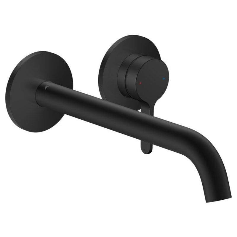 Faucet Trim One Mini Widespread 1 Lever Matte Black WaterSense ADA 1.2 Gallons per Minute