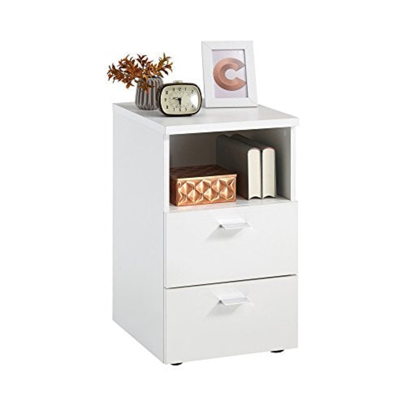 FMD Mbel Colima 1, Legno, Bianco, 35.0×40.0x61.5 cm