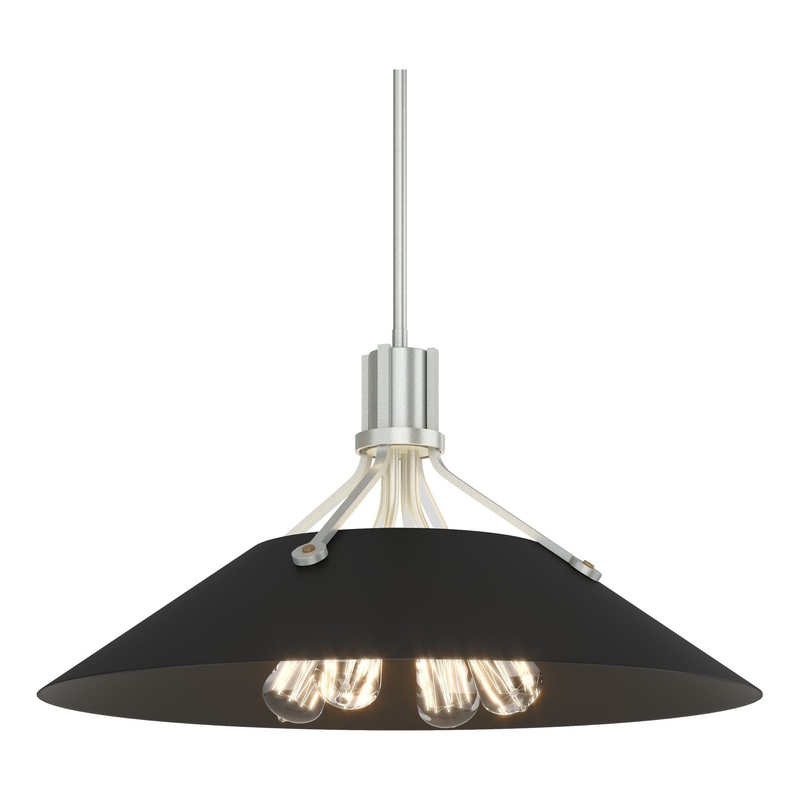 Henry Pendant Vintage Platinum Black