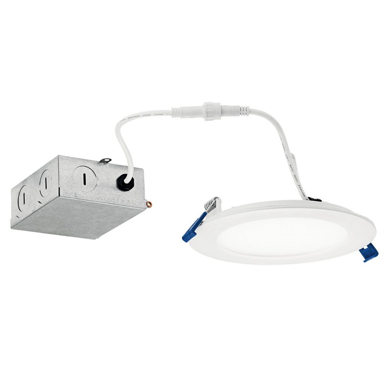 Kichler DLSL05R3090WHT LED Downlight, Textured White