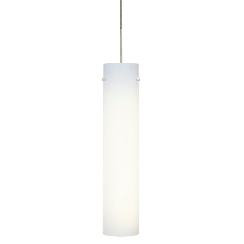 One Light Pendant from the Regis Collection in Polished Nickel Finish by Stone Lighting