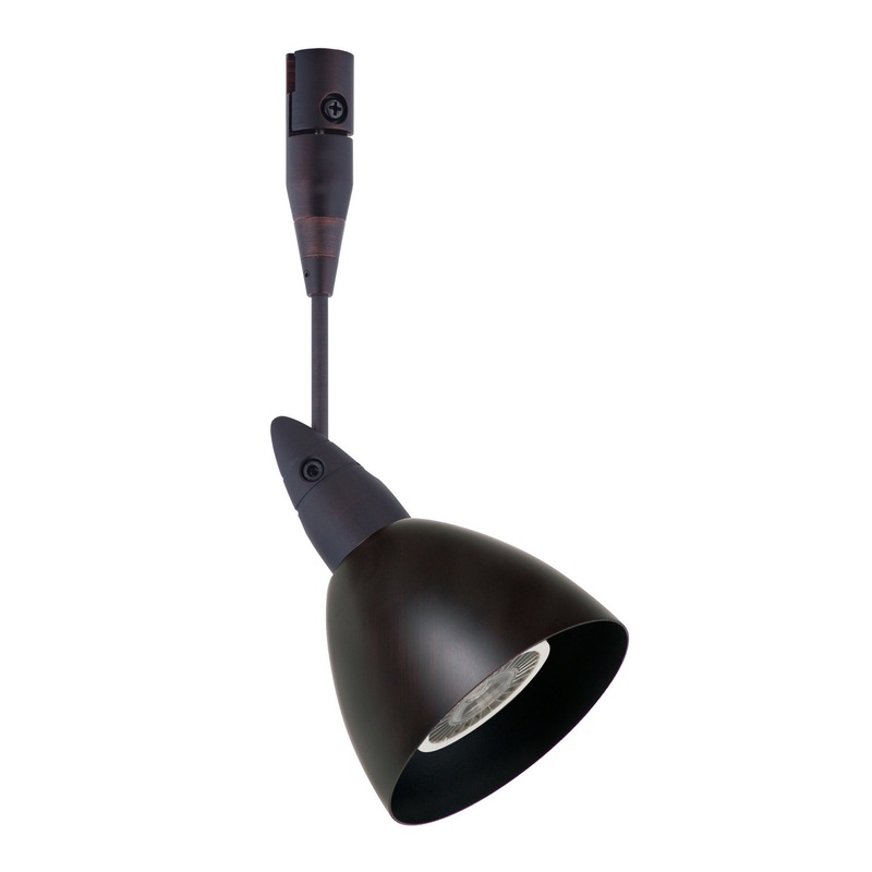 One Light Spotlight from the Divi Collection in Bronze Finish by Besa