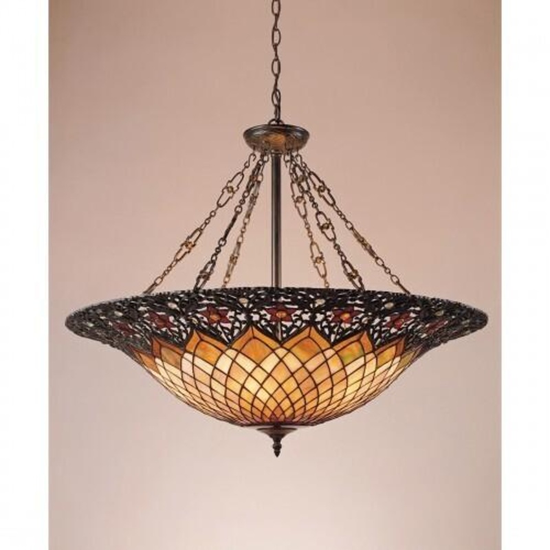 Quoizel TF1901VB Adriana Foyer fixture vint brnz 32″d Pendant