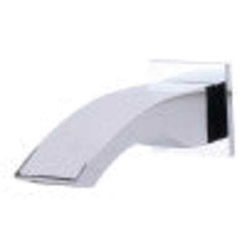 ALFI brand AB3301-PC Polished Chrome Curved Wallmounted Tub Filler Bathroom Spout
