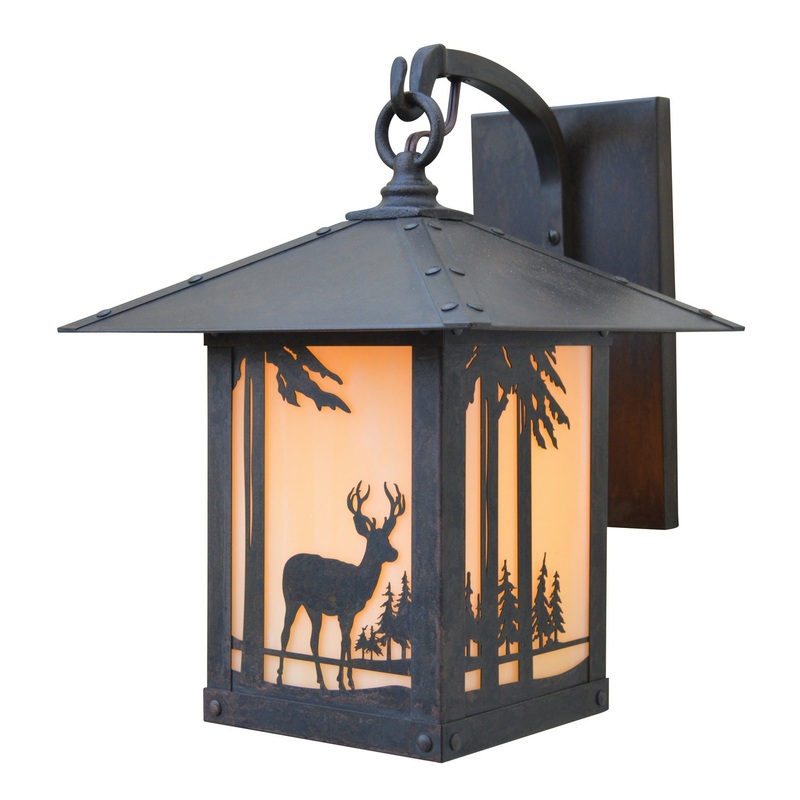 Arroyo TRB-12DROF-BZ Timber Ridge One Light Wall Mount Bronze