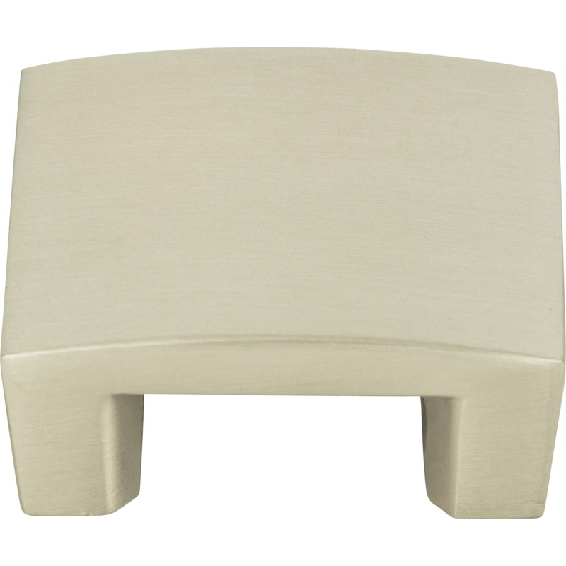 Atlas Homewares Centinel Solid Knob 1 1/4 Inch (c-c) Brushed Nickel