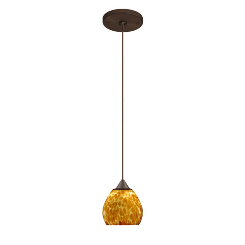 Besa 1XP-560518-BR Tay Tay One Light Pendant Bronze (Discontinued)