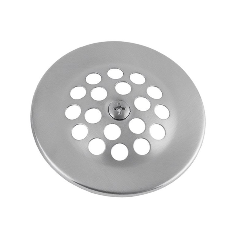 Grid Strainer Tub Drain with Screw Satin Brass 3 Inch