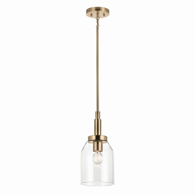 Kichler 52725CPZ One Light Mini Pendant, Champagne Bronze