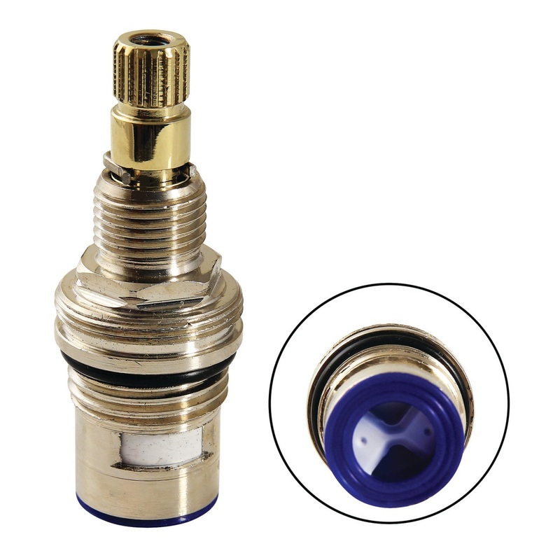 KSRPL3002CC Cold Ceramic Disc Cartridge, Polished Brass