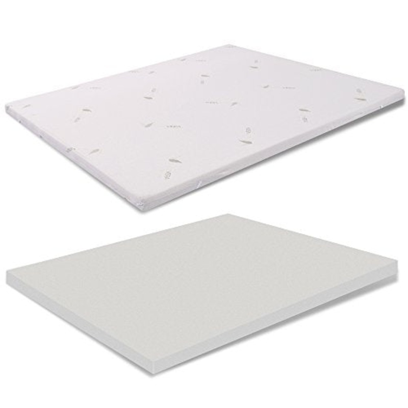 miasuite i sogni italiani Topper CORRETTORE in MEMORYFOAM per Materasso Matrimoniale 170×190 Altezza 3 CM SFODERABILE Aloe Vera