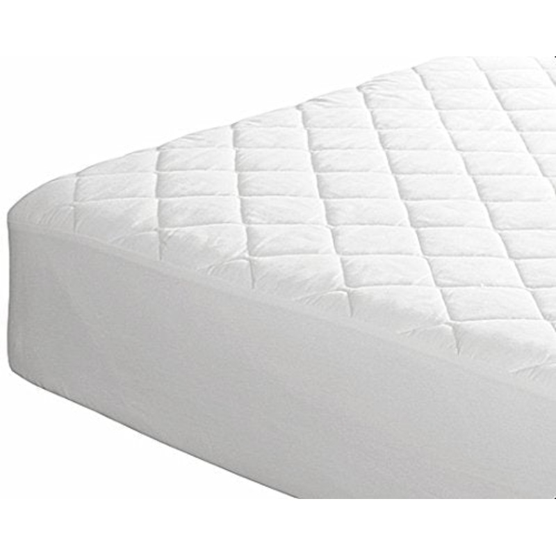 Tata Home Coprimaterasso Trapuntato Misura 1 Piazza E Mezza con Angoli ed Elastici cm. 130×200 Altezza Materasso cm. 25