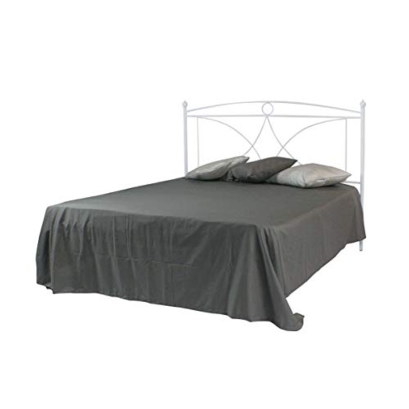 Testata Letto in Ferro battuto Sissy – Rosa – Shabby Chic, Matrimoniale