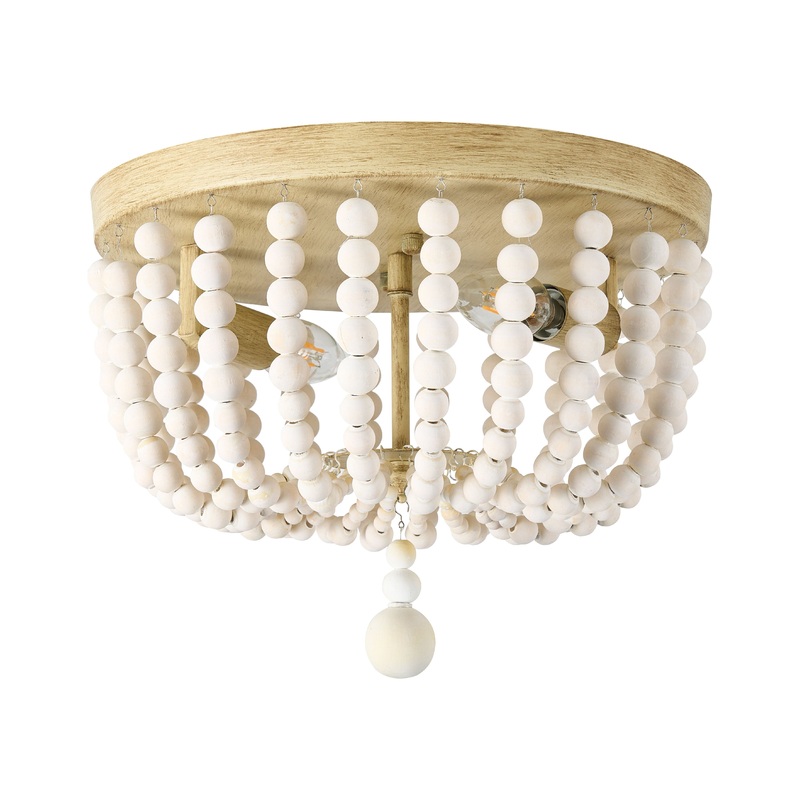 Bridget 2-Light Flush Mount White