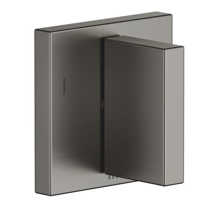 Diverter Trim MEM Wall Mount Concealed Three-Way with Shut-Off Function Brushed Dark Platinum 1 Lever