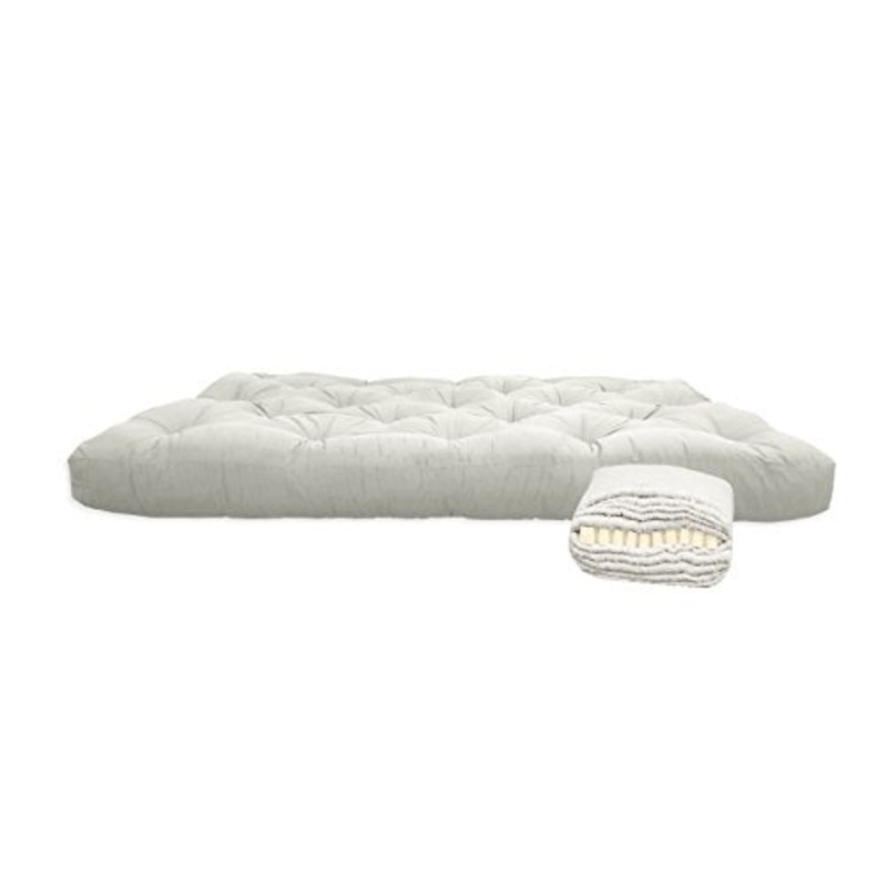 Futon On Line Futon in Cotone con 4 cm di Lattice, 90x200x14 cm