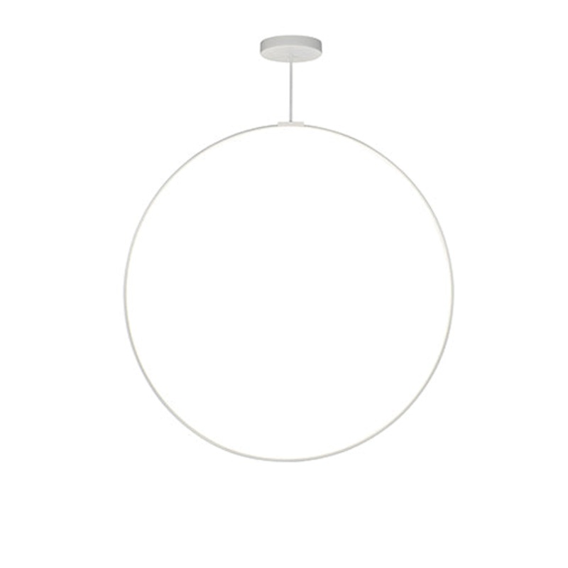 LED Pendant from the Cirque Collection in White Finish by Kuzco Lighting
