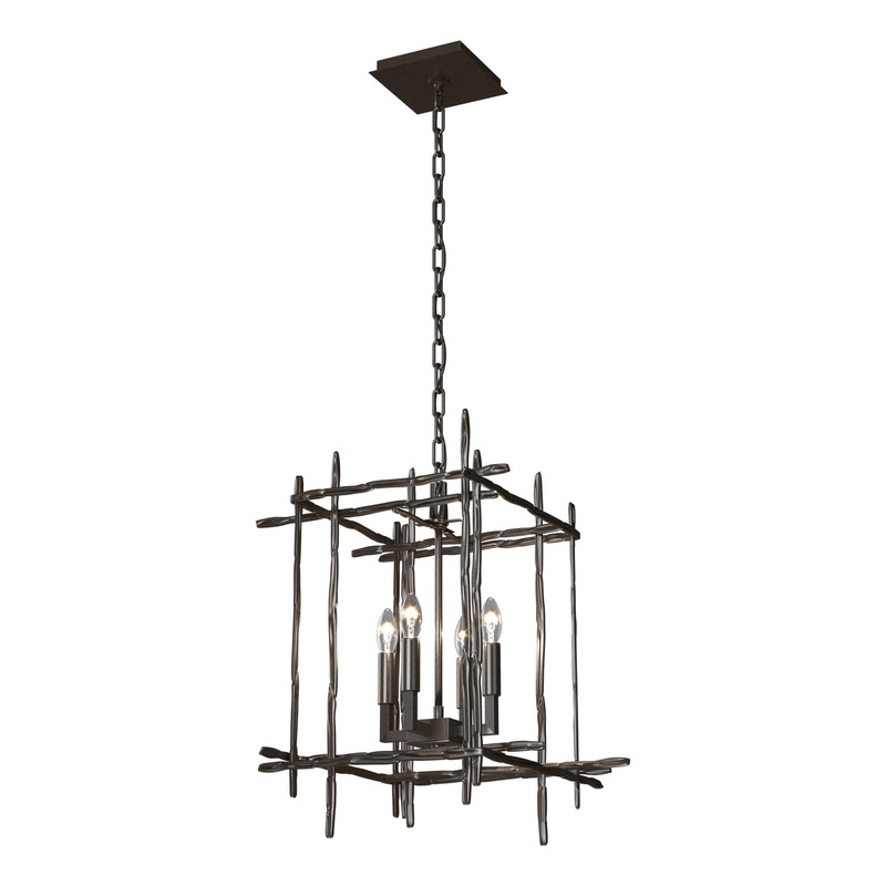 Tura 4-Light Small Chandelier Oil Rubbed Bronze