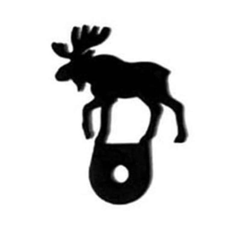 Village Wrought Iron DHK-19 Moose Cabinet Door Silhouette