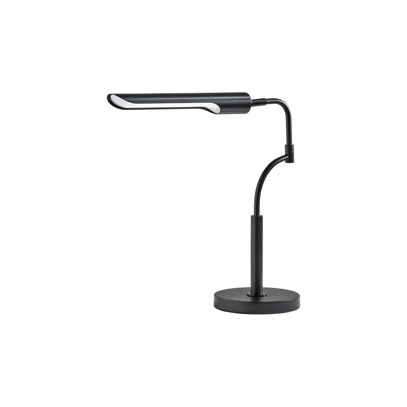 Zane LED Desk Lamp with Smart Switch Black