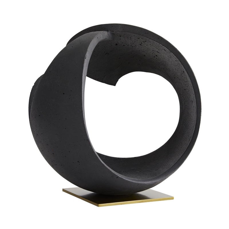 Arteriors 9237 Dawson Sculpture Charcoal
