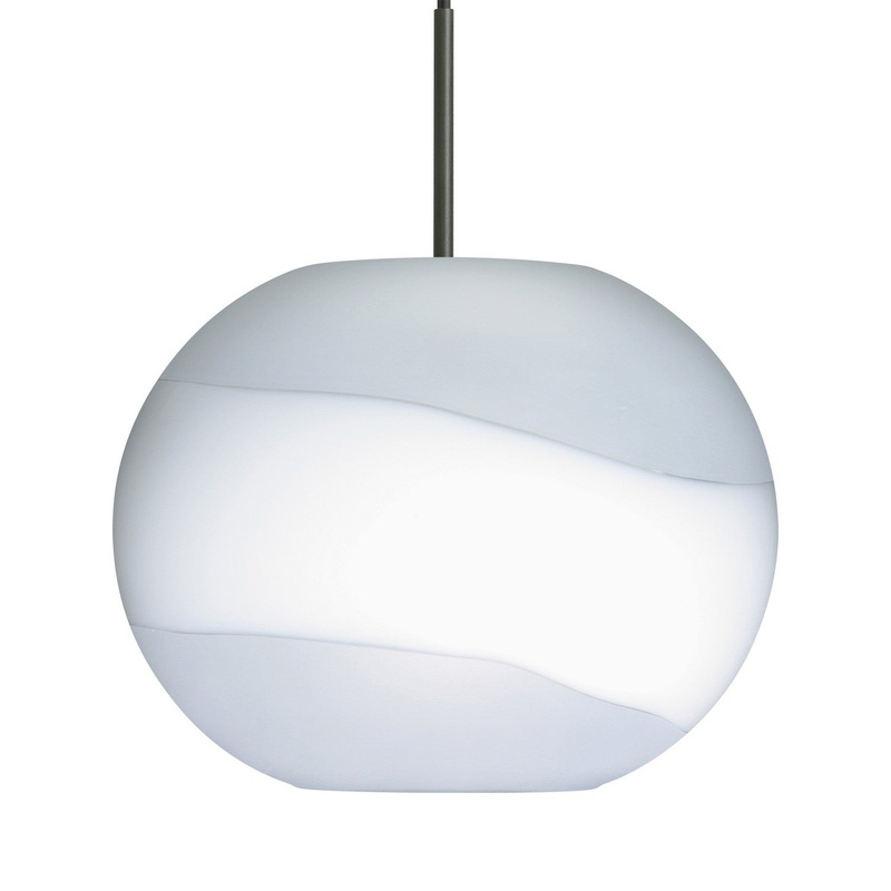 Besa 1JT-477699-LED-BK Besa Luna Pendant LED Pendant Black