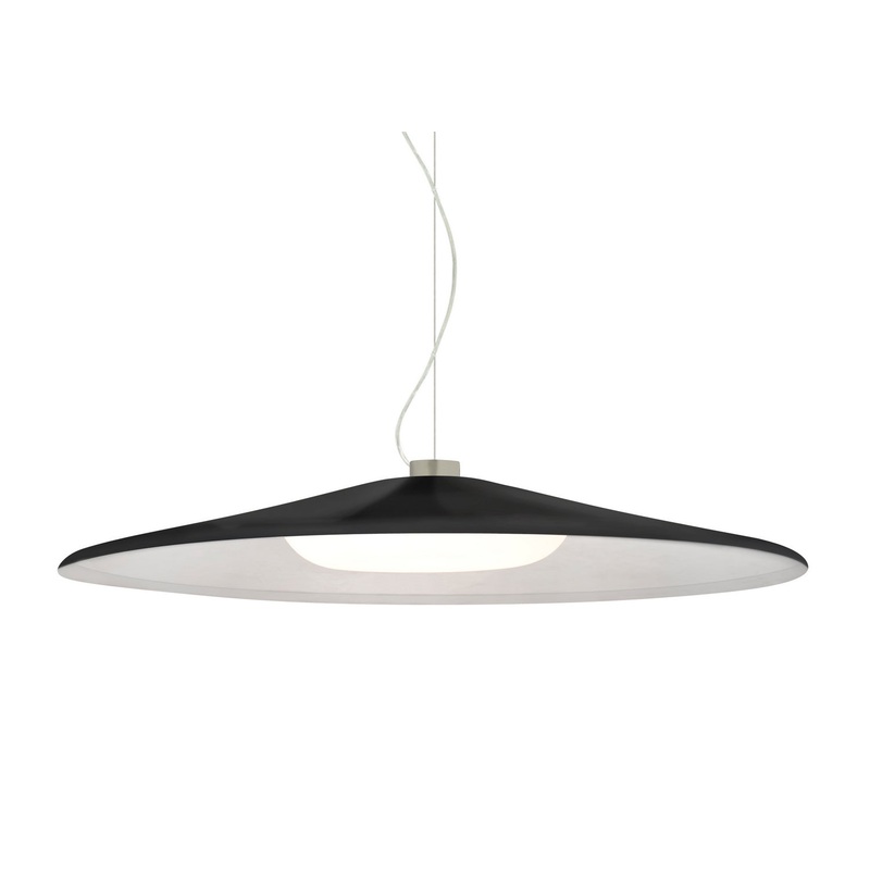 Besa 1KX-SWANBK-LED-SN Swan LED Pendant Satin Nickel