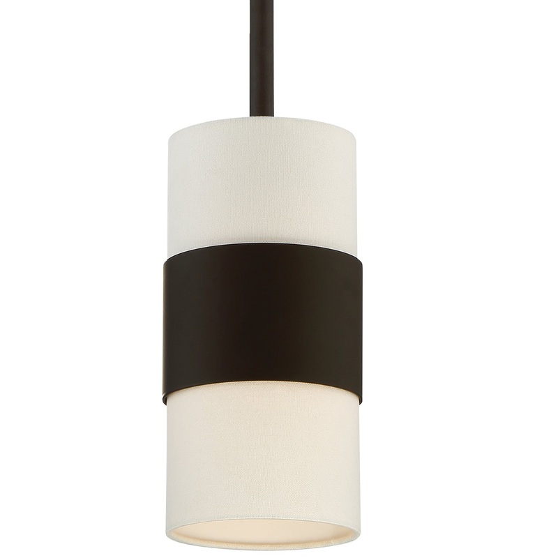 Crystorama 290-DB Grayson One Light Pendant Dark Bronze