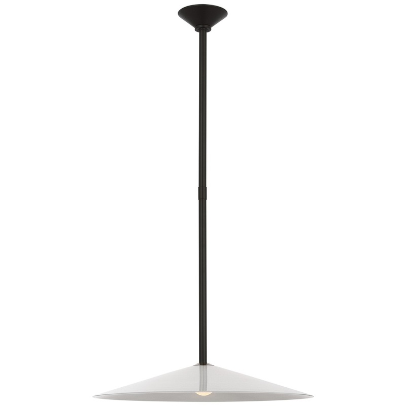 LED Pendant from the Ponce Collection in Modern Iron Finish by Visual Comfort Signature