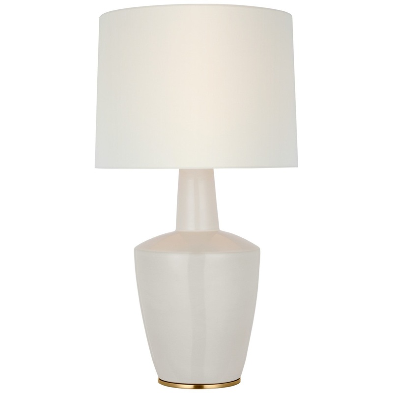 LED Table Lamp from the Paros Collection in Ivory Finish by Visual Comfort Signature
