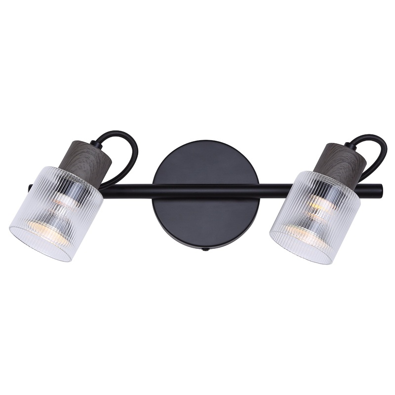 Owen 2-Light Track Lighting Black