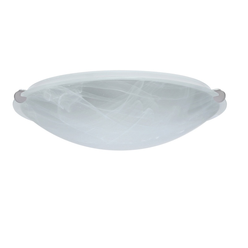 Two Light Ceiling Mount from the Trio Collection in Satin Nickel Finish by Besa
