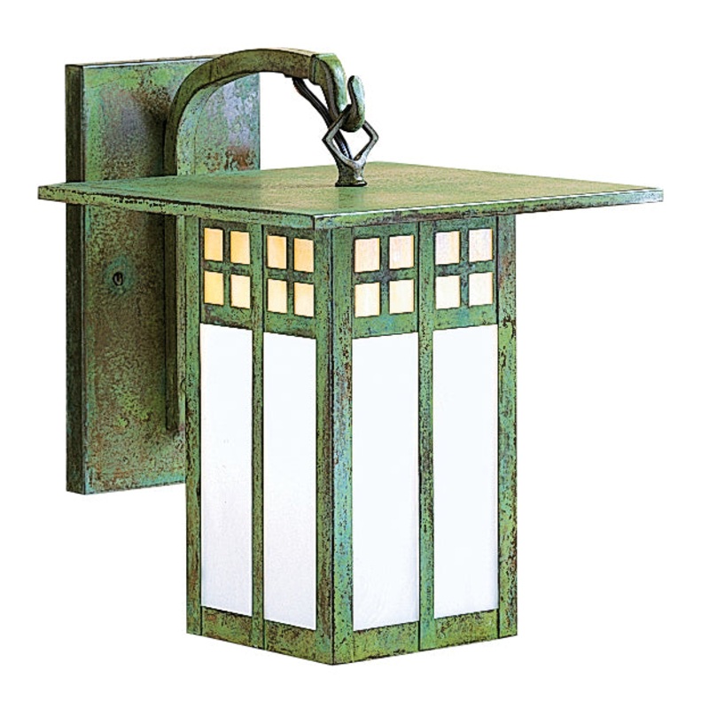 Arroyo GB-9GWC-VP Glasgow One Light Wall Mount Verdigris Patina