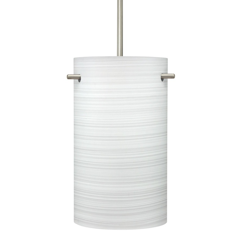 Besa J-4005KR-SN Besa Tamburo 5 Pendant One Light Pendant Black
