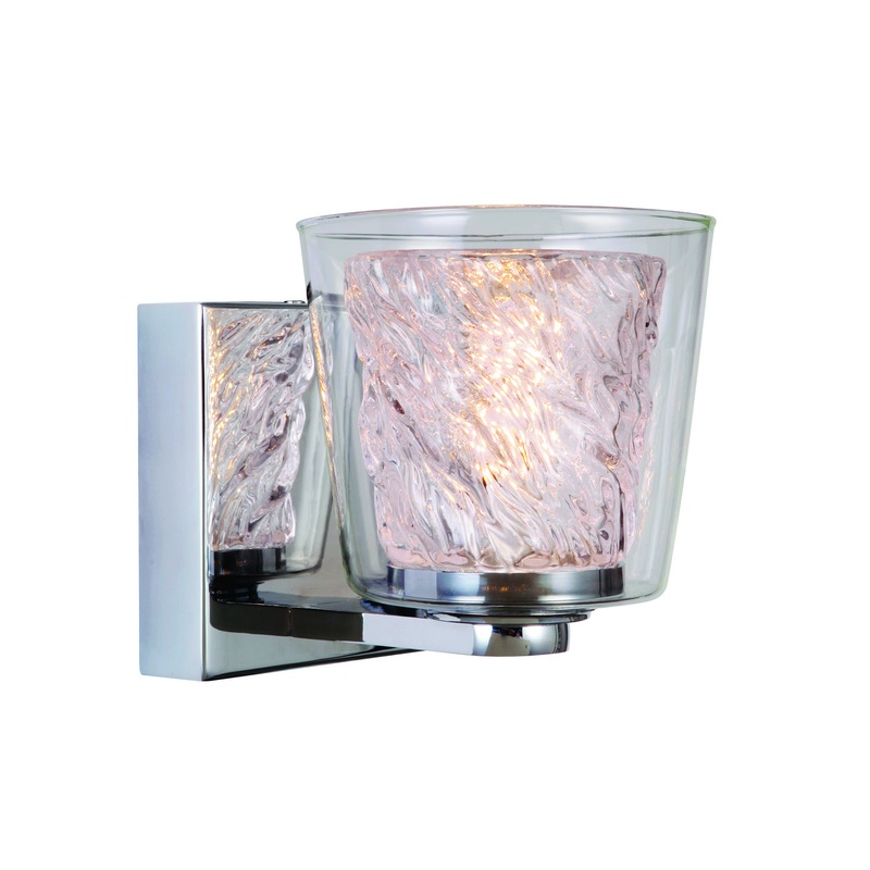 Craftmade 19305CH1-LED Bevi LED Wall Sconce Chrome (Discontinued)