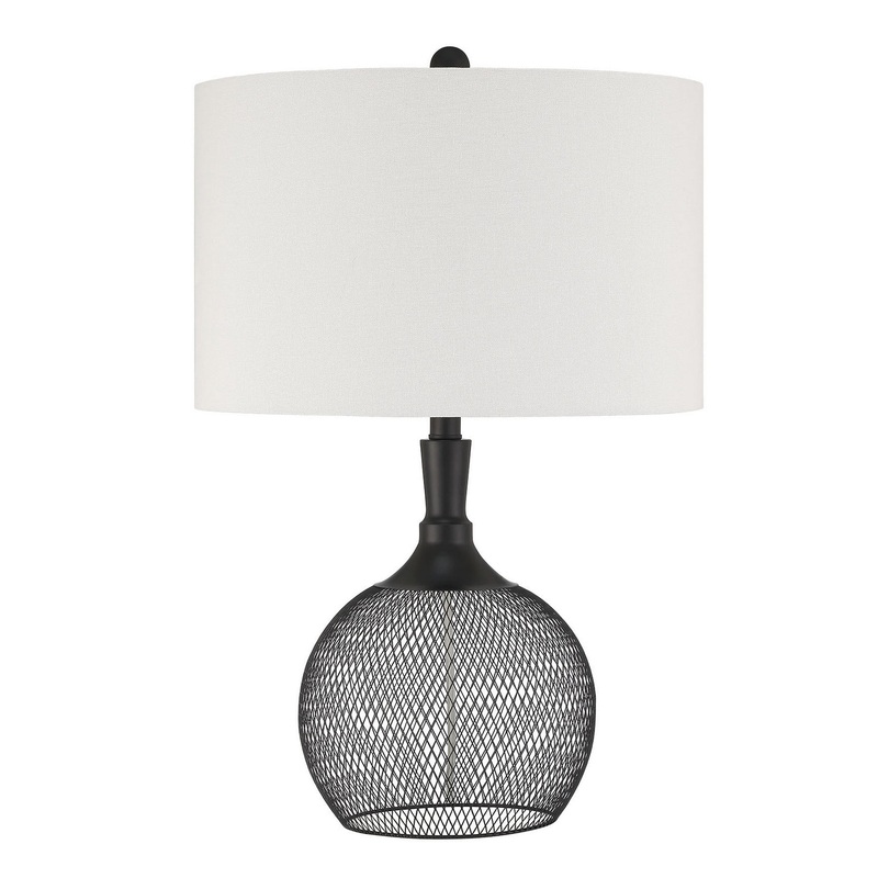 Craftmade 86263 Table Lamp One Light Table Lamp Matte Black