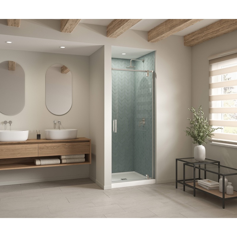 MAAX 420020-501-001-000 B3X 3636 Acrylic Alcove Shower Base with Center Drain in White